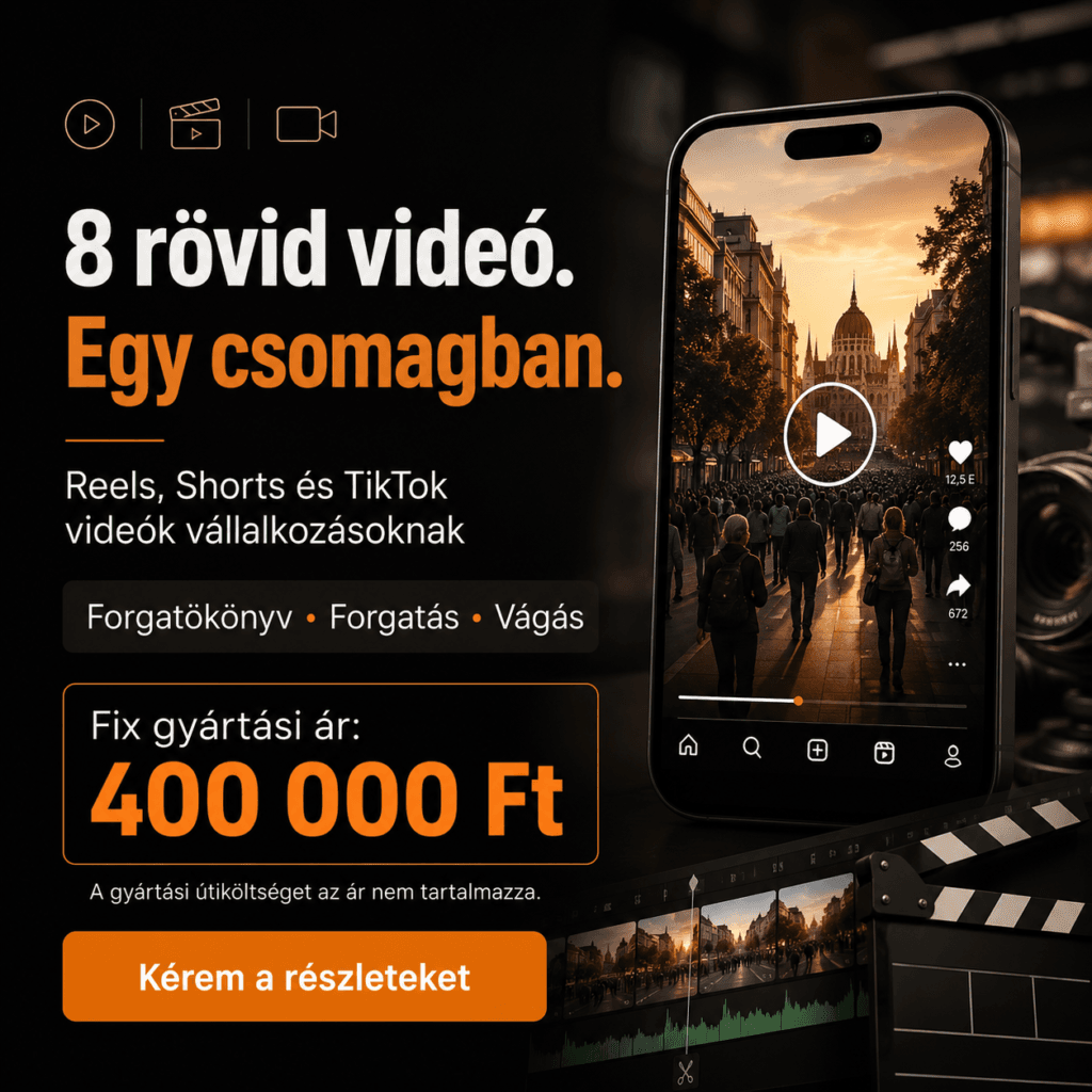 8 rövid videó. Egyetlen forgatási nap. Egy hónapnyi tartalom.