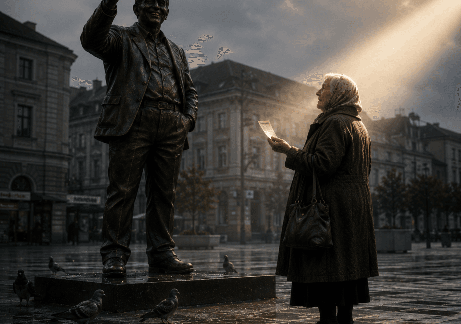 Lamantinné és a valószínűség szobra