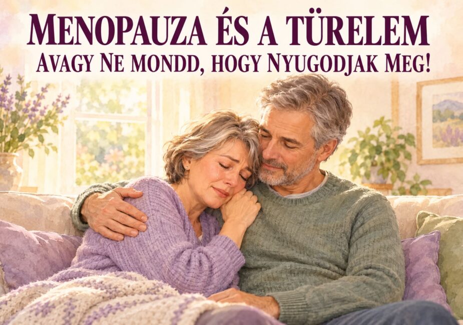 MENOPAUZA ÉS A TÜRELEM – AVAGY NE MONDD, HOGY NYUGODJAK MEG!